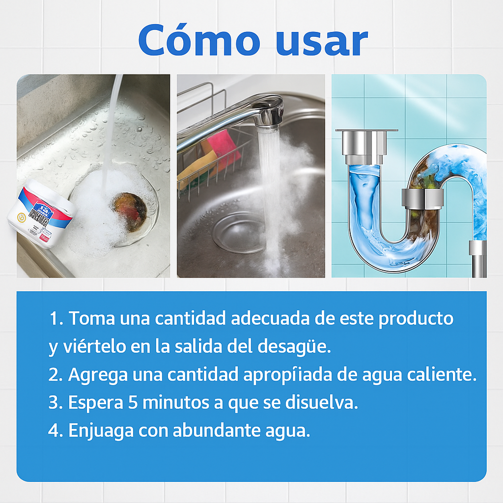 🌀 Desatascador Ultra Rápido 💥