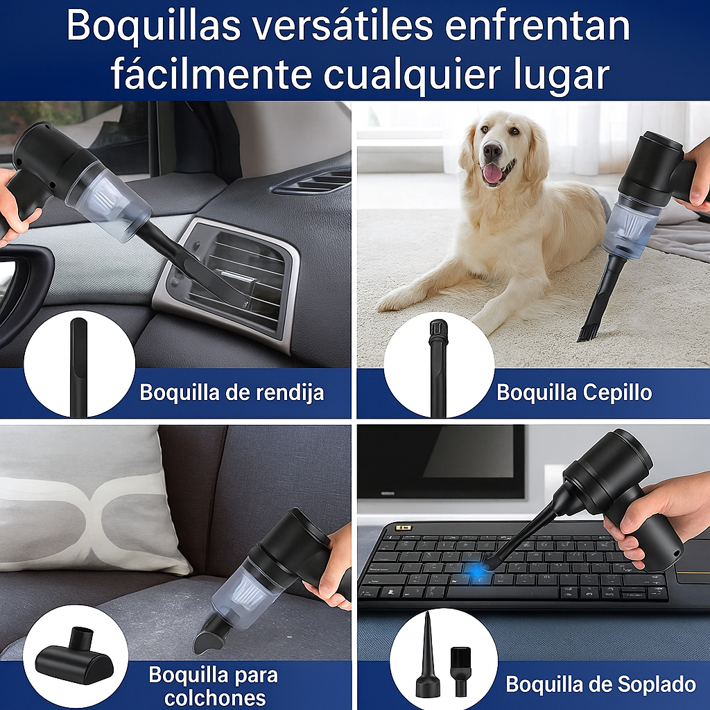 💥 Compresor de Aire Portátil | Potente y Versátil 💨🔋