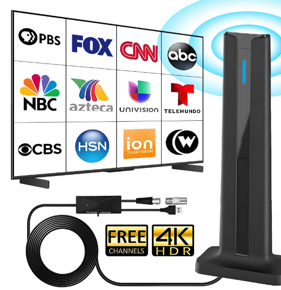 Antena de Televisión Inteligente 4K 📡