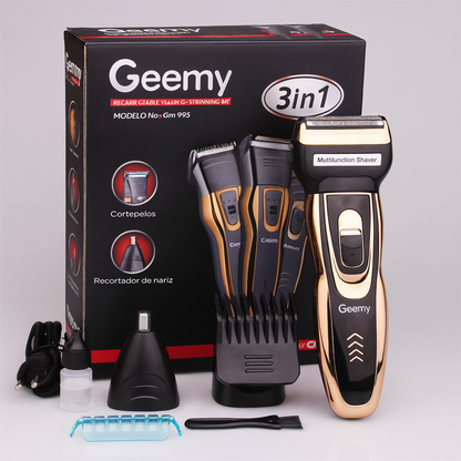 Afeitadora y Cortapelos 3 en 1 ⚡