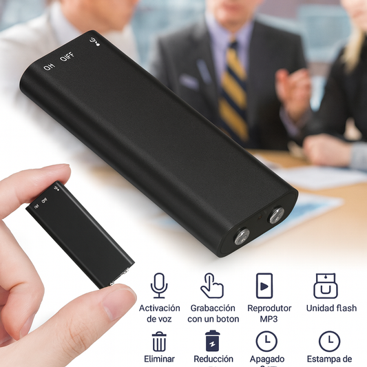 Grabadoras de Voz Mini 16 GB 🎵