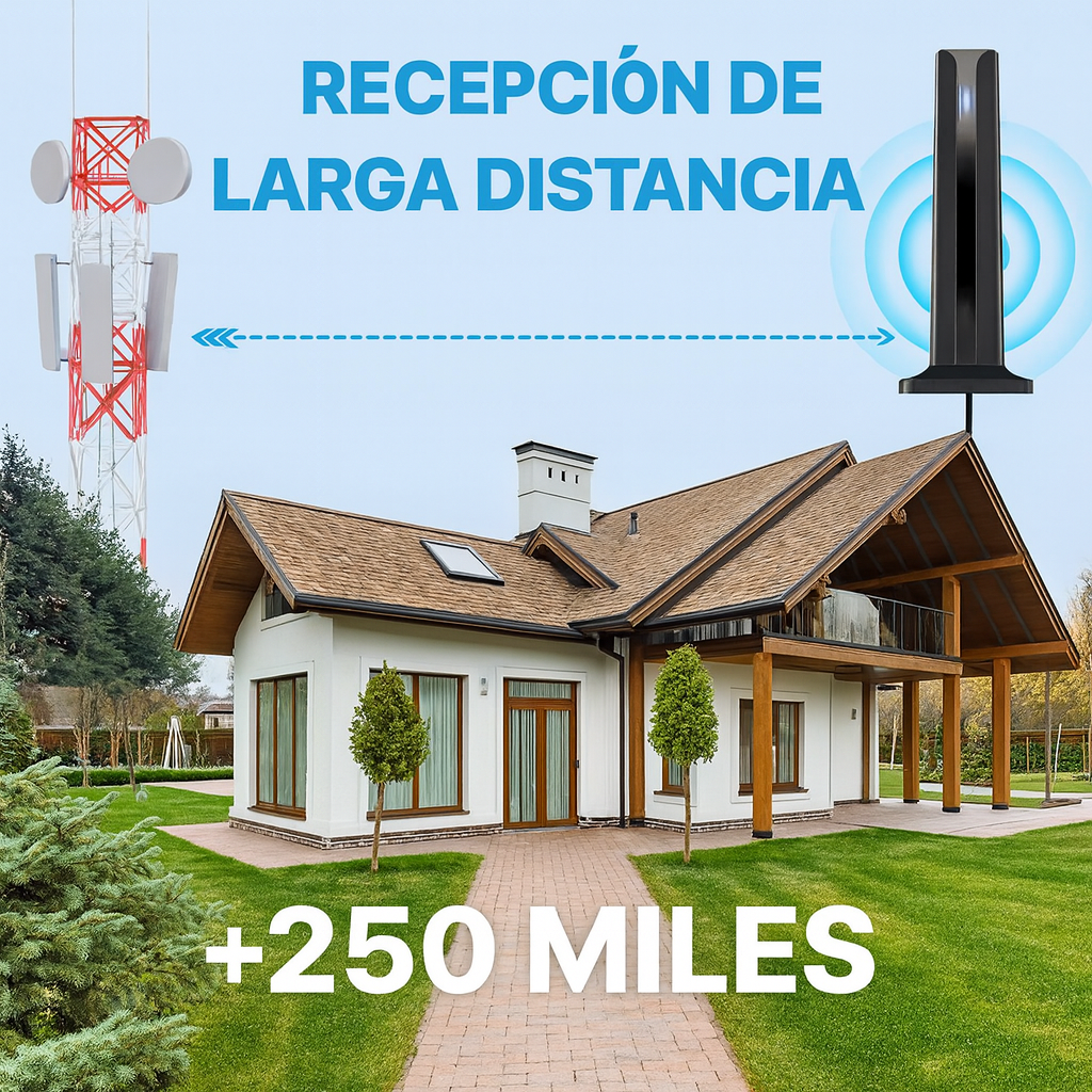 Antena de Televisión Inteligente 4K 📡