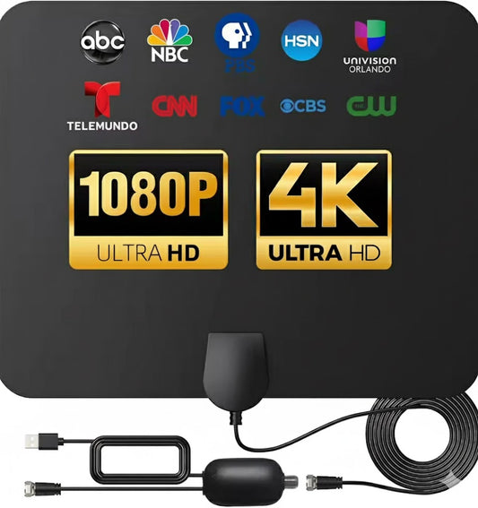 📡 Antena Digital 4K  | Señal Potente y TV Gratis ⚡